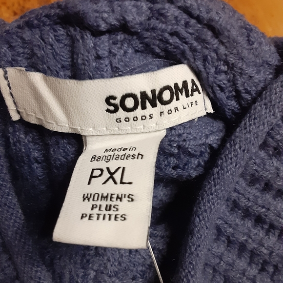 Sonoma Plus Petites Mockneck Sweater - Picture 4 of 8